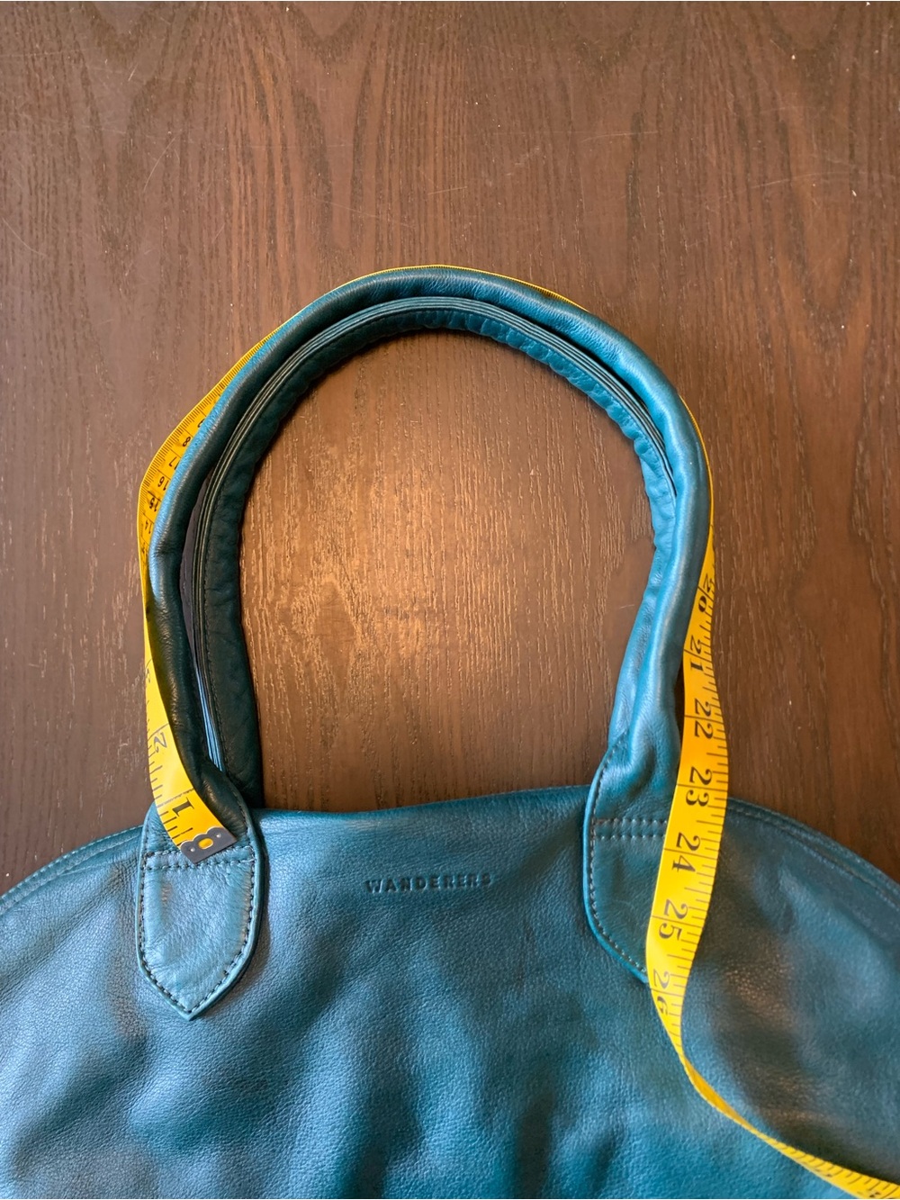 Wanderers The Banff Teal Leather Women's Hand Bag - Picture 11 of 16